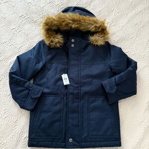 Gap Kids S Cold Control  Parka Jacket Navy Blue  NWT